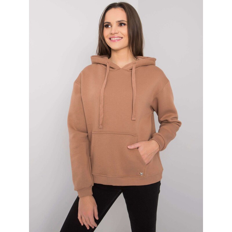 BASIC Feel Good Sweatshirt-RV-BL-7306.41-camel 64787514