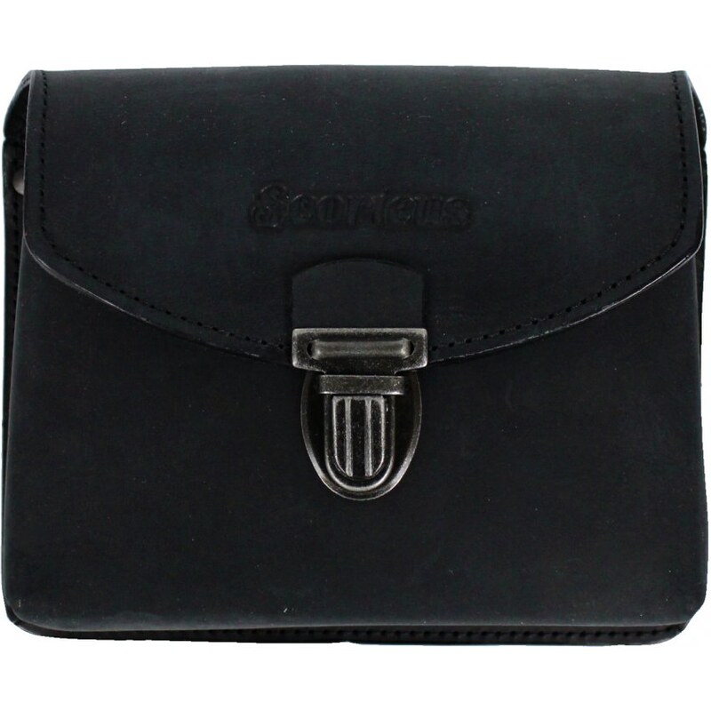 Scorteus Kožená kapsa na opasok Scorteus SC 2003 grafitovo čierná 60598968