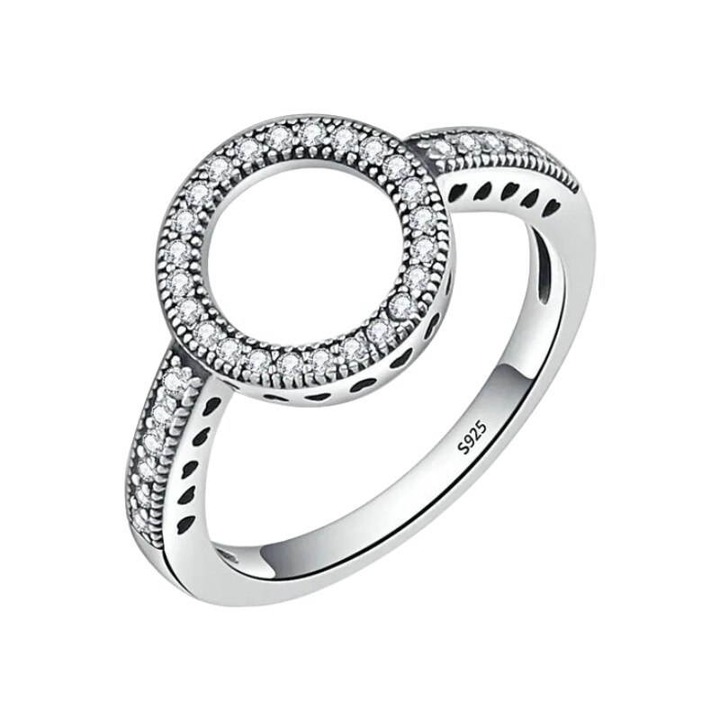 MAJYA Strieborný prsteň BESSA s čírymi zirkónmi 11342/6 64582214