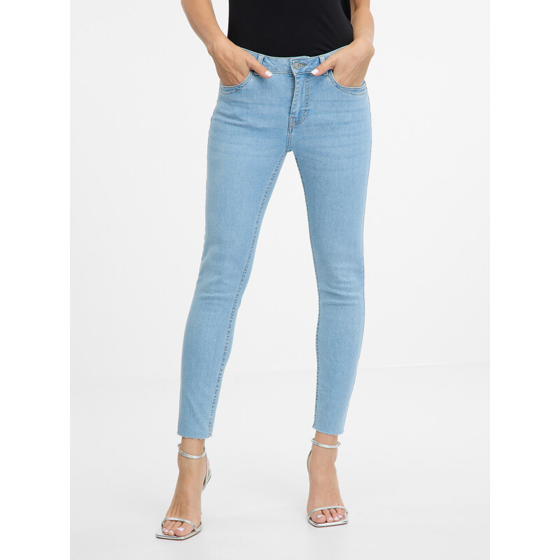 Light blue womens skinny fit jeans ORSAY - Women 65278090