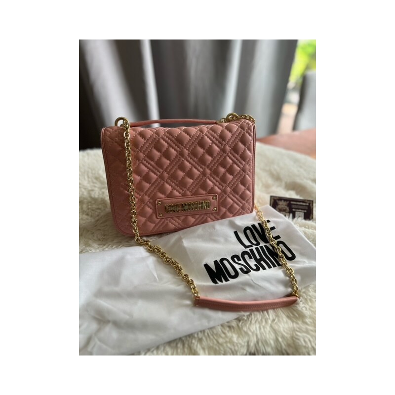 Dámska Kabelka crossbody Love Moschino pink 60113358