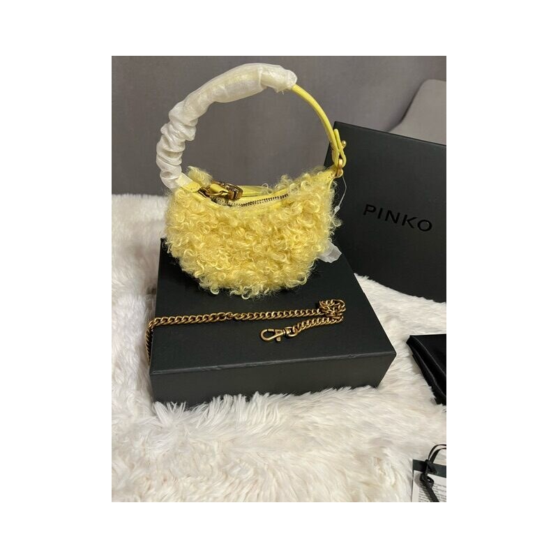 Dámska Kabelka PINKO Half Moon Micro večerná spoločenská crossbody 60113383