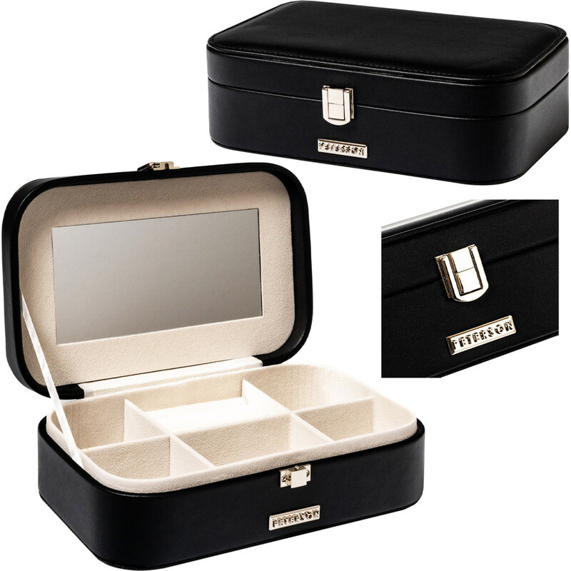 Čierna elegantná šperkovnica- Peterson 60613715