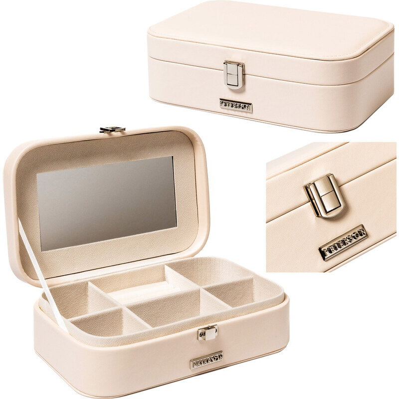 Béžová dámska šperkovnica - Peterson 60613717