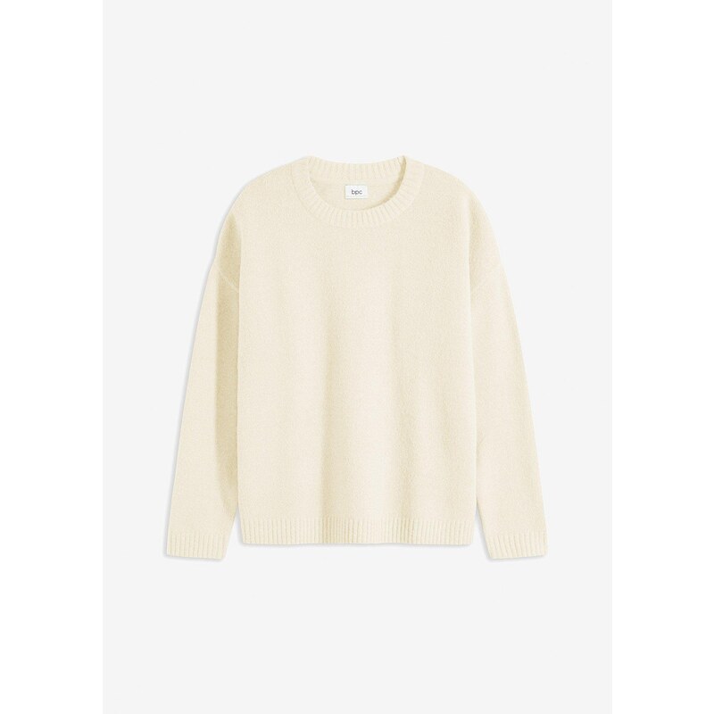 bonprix Oversize-pulóver, farba biela 60614303