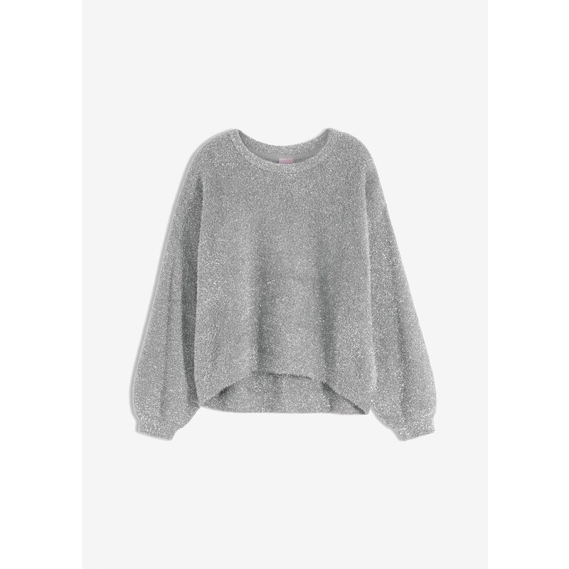 bonprix Jemne pletený pulóver, farba šedá 60614379