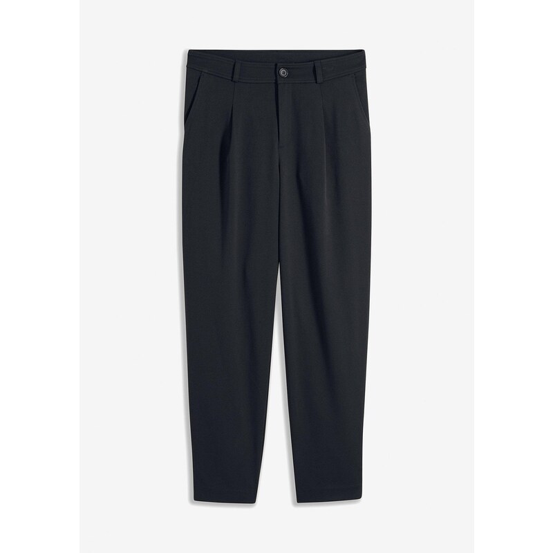 bonprix 7/8 nohavice, Tapered, farba čierna 60614435