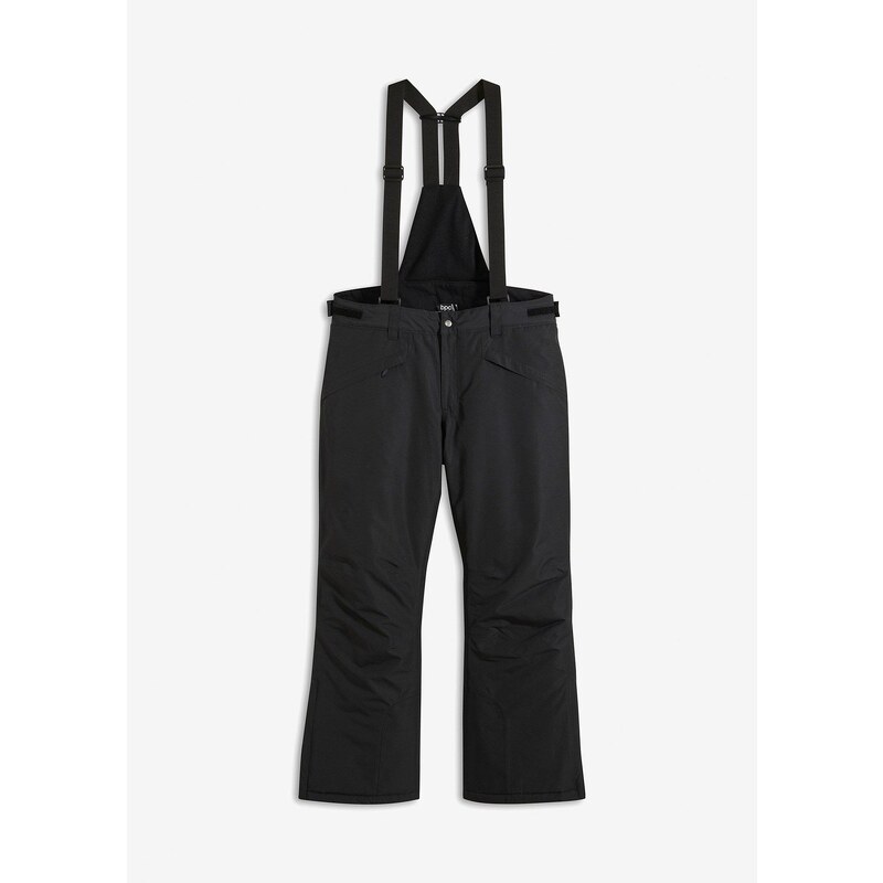 bonprix Funkčné termo nohavice na traky, nepremokavé, farba čierna 60614481