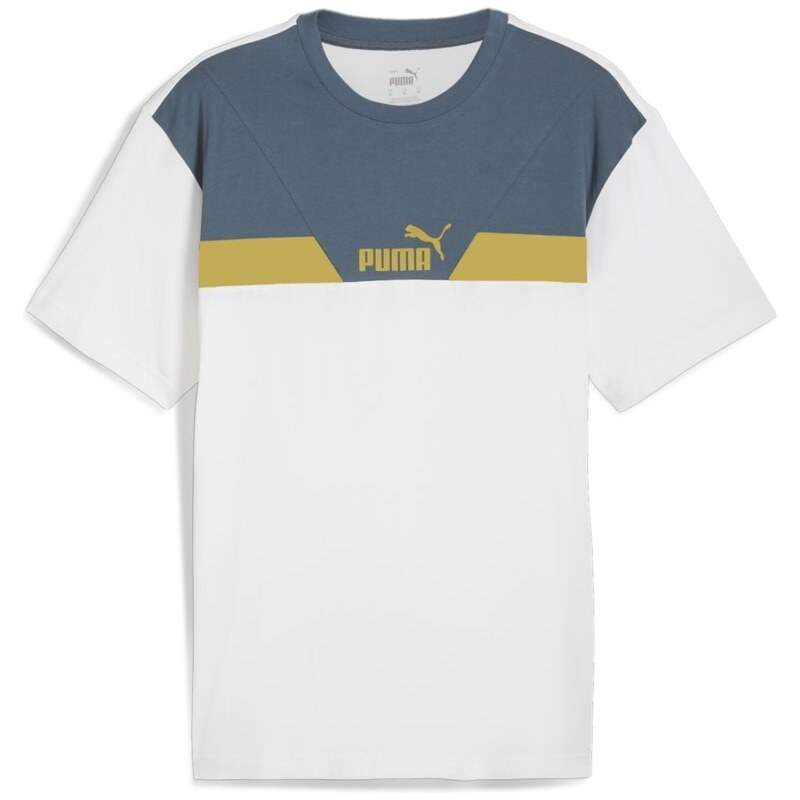 Puma POWER Colorblock Tee white 60624198
