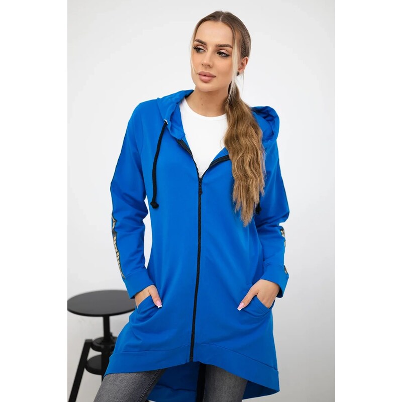 Mikina Fashione so zipsom na chrbte + vrecku 65298797