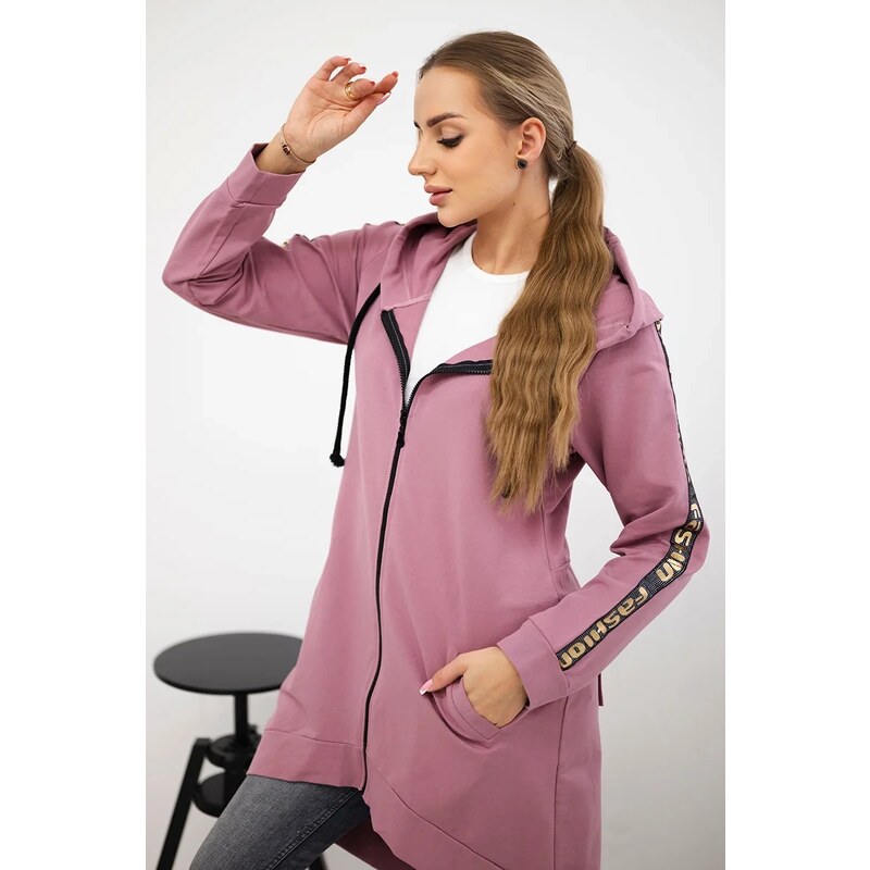 Mikina Fashione so zipsom na chrbte + vrecku 65298802