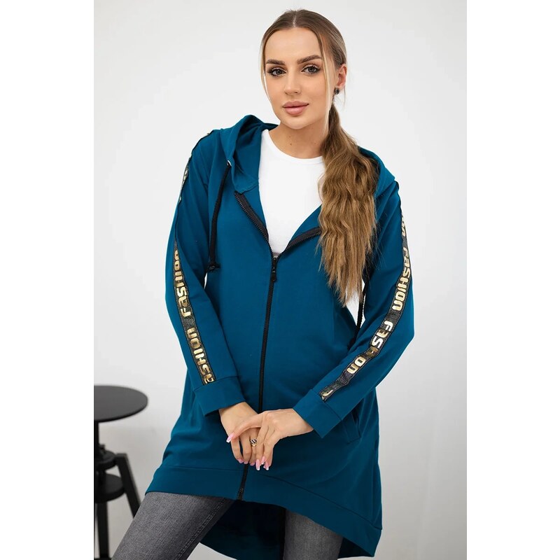 Mikina Fashione so zipsom na chrbte + vrecku 65298805
