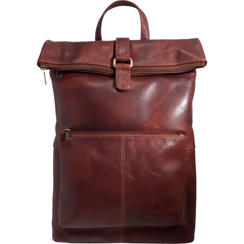 Pánsky kožený batoh koňakovo hnedý - SendiDesign Vulefo koňak 60619253