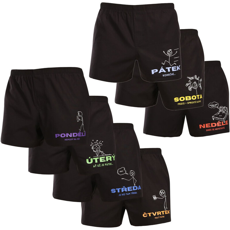 7PACK pánske trenky Nedeto Week 1 (7NTF1) 3 60533782