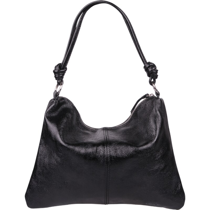 Čierna kožená talianska kabelka Giuseppina Nera Lucida NovaKabelka.sk 60636549