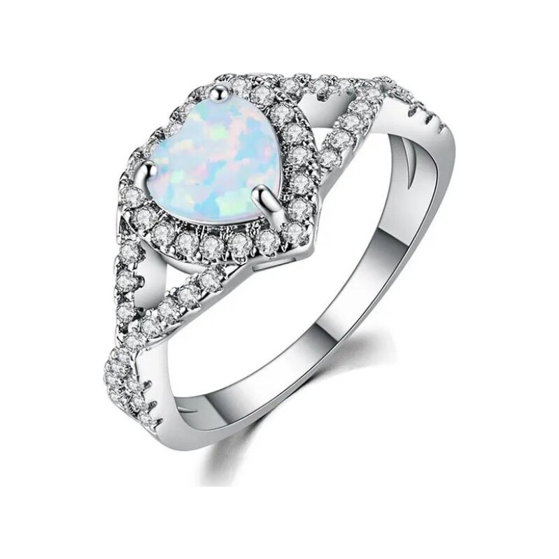 MAJYA Strieborný prsteň ORION s opálom 11350/5 64582220
