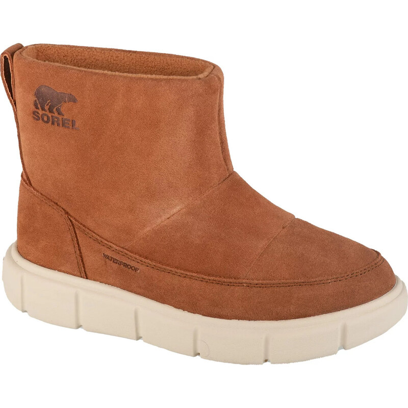 BASIC Hnedé dámske snehule Sorel Explorer III Slip-on WP 2077971242 60645417