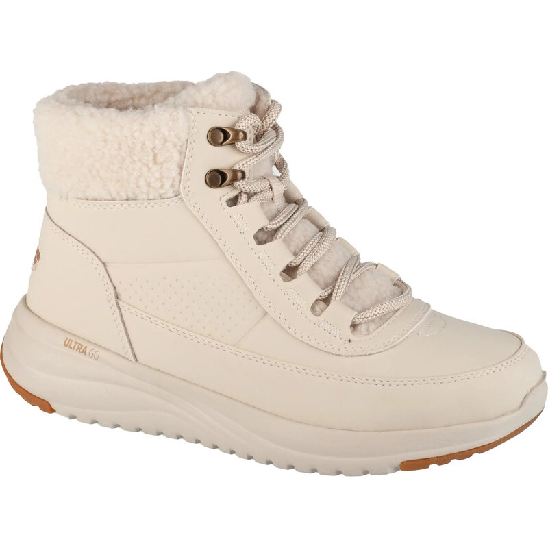 Smotanové dámske zimné členkové tenisky Skechers On-The-Go Stellar - 60645424