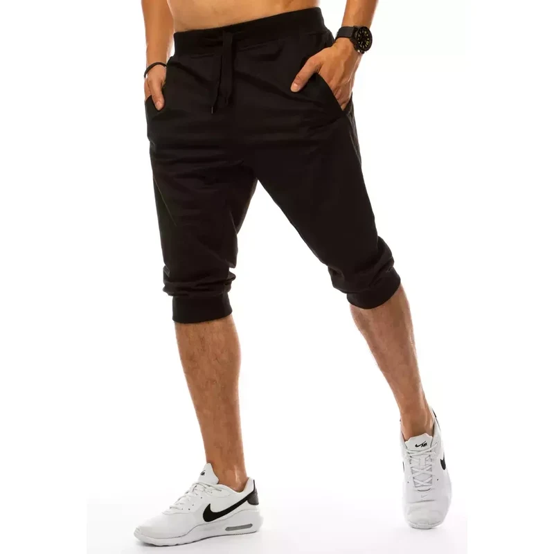 Dstreet Čierne teplákové kraťasy. 27166656