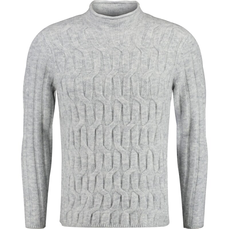 Key Largo Sveter FOUNDER svetlosivá 60869123