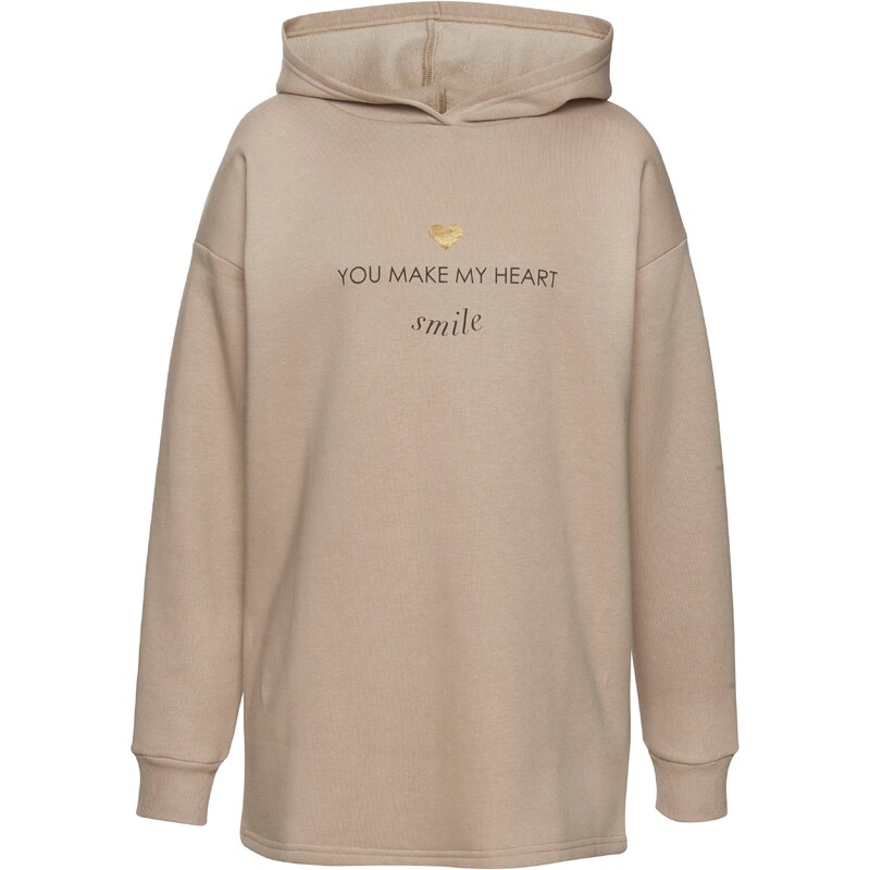 LASCANA Mikina piesková / zlatá / čierna 60868389