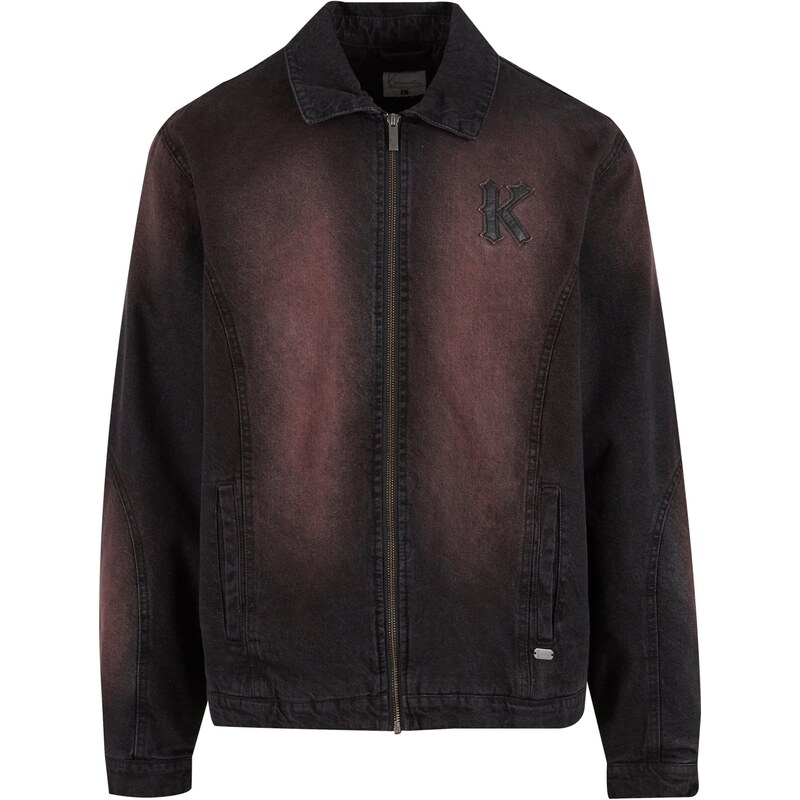 Karl Kani Prechodná bunda čerešňová / čierna 63149469