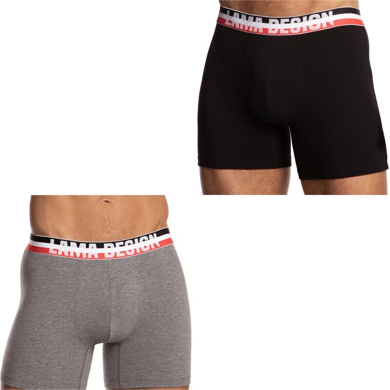 LAMA Pánske boxerky 2 pack 1052SZG2 60665469
