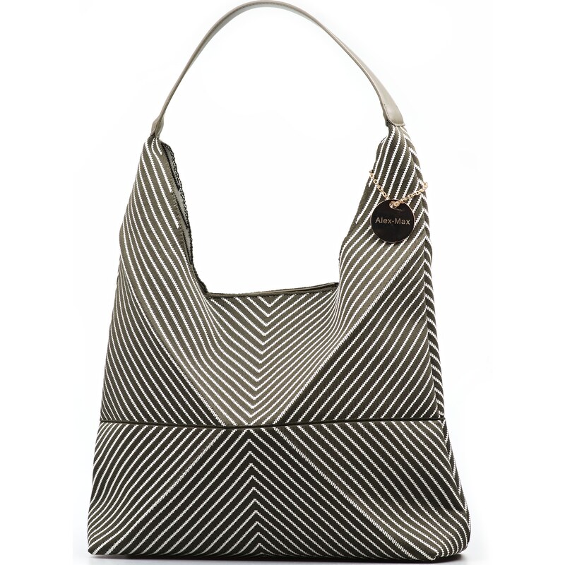 Kabelka shopper Alex Max olivovo zelená 64987473