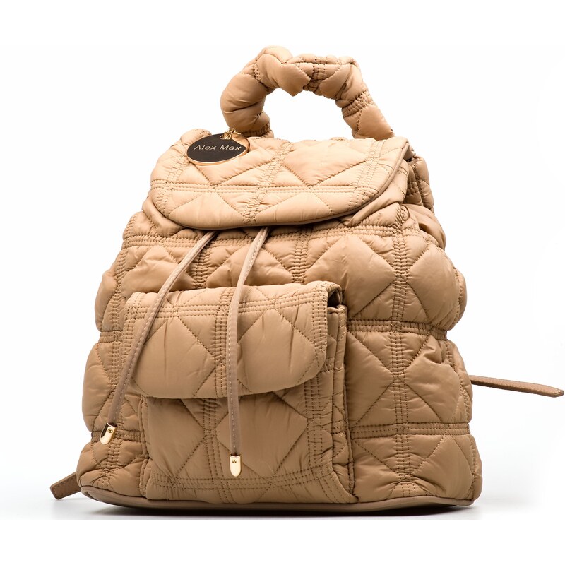 Batôžtek prešívaný Alex Max taupe 64987098