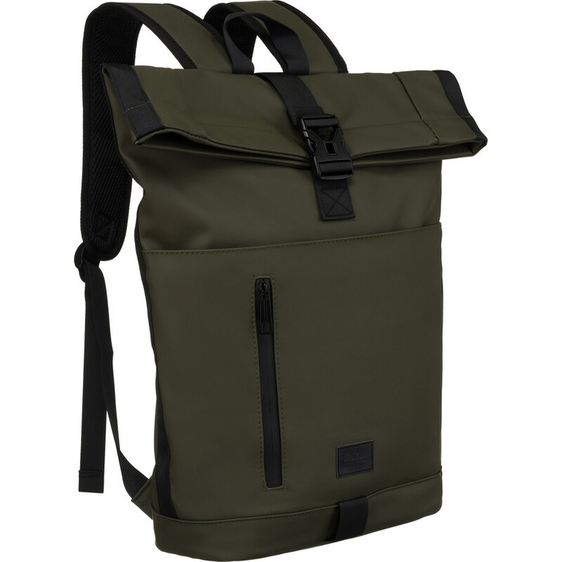 Veľký tmavozelený plecniak s vreckom na notebook Peterson PTN TOKIO 60664332