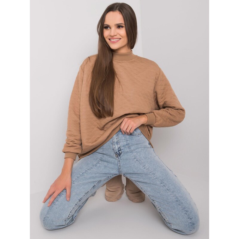 BASIC Feel Good Sweatshirt-RV-BL-7447.29-camel 64787370