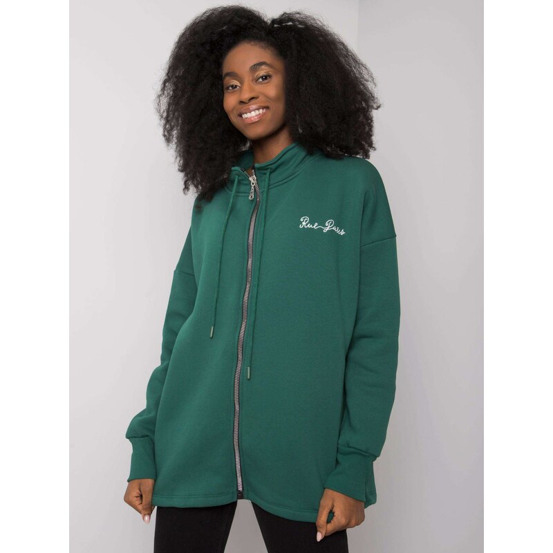 RUE PARIS Sweatshirt-RV-BL-7308.49-dark green 64666116