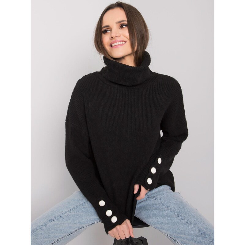 RUE PARIS Sweater-LC-SW-15-2.01-black 64664082