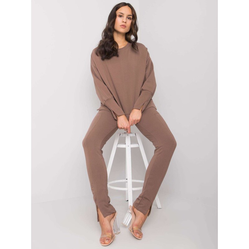 RUE PARIS Set-RV-KMPL-7333.02-brown 64684427