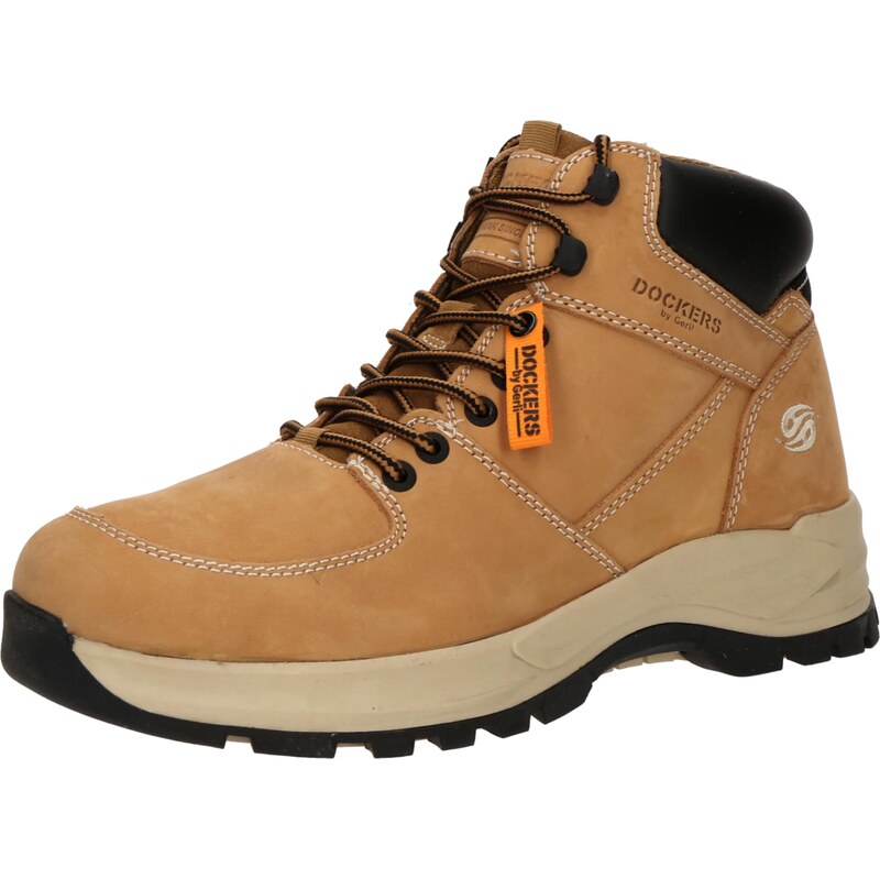 Dockers by Gerli Šnurovacie čižmy hnedá / svetlohnedá 60869436
