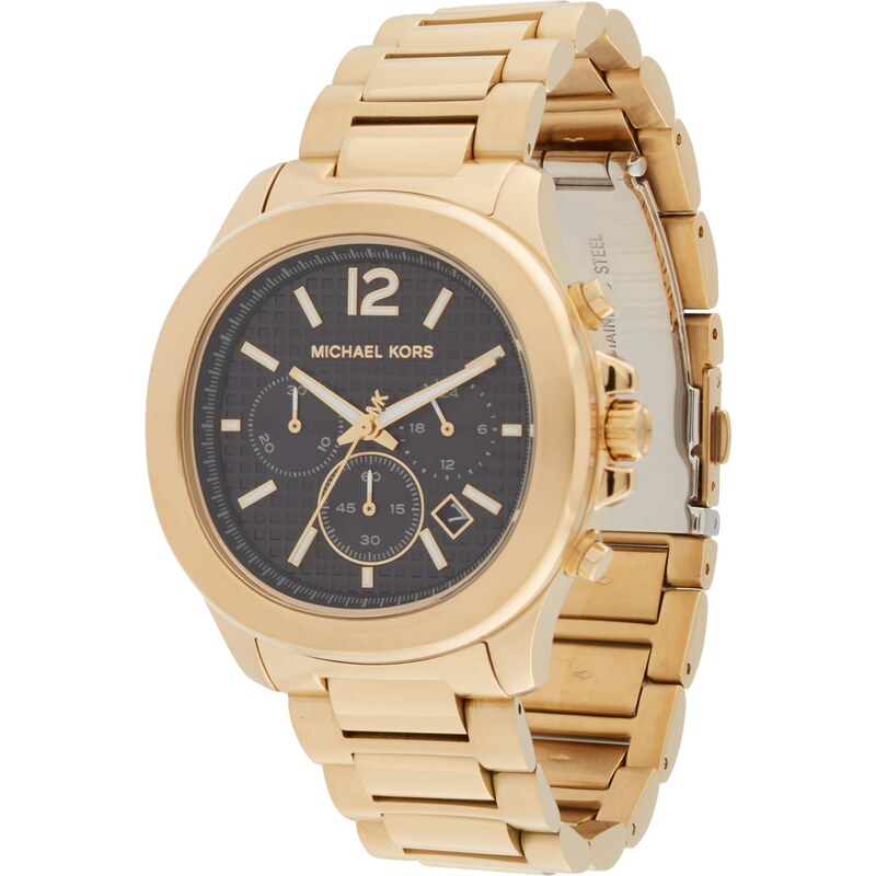 Michael Kors Analógové hodinky SAGE zlatá / sivá / čierna 62668373