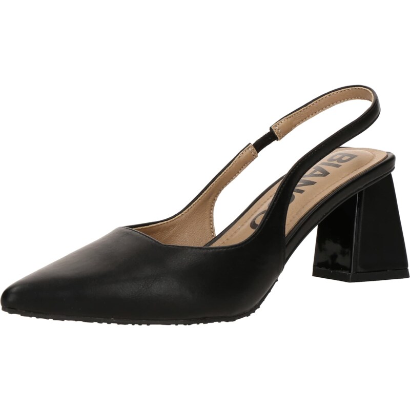 Bianco Lodičky s otvorenou pätou MARALYN čierna 60917207