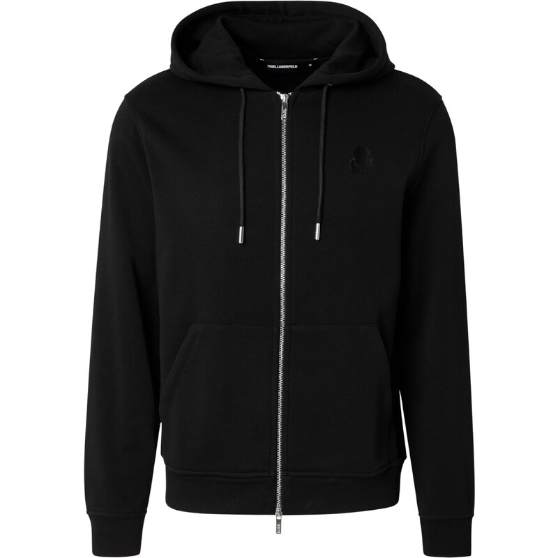 Karl Lagerfeld Tepláková bunda čierna 60869713