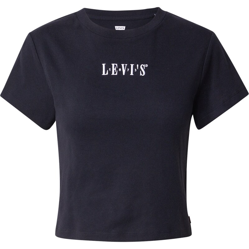 LEVIS Tričko Graphic Essential Sporty Tee čierna / biela 60998222