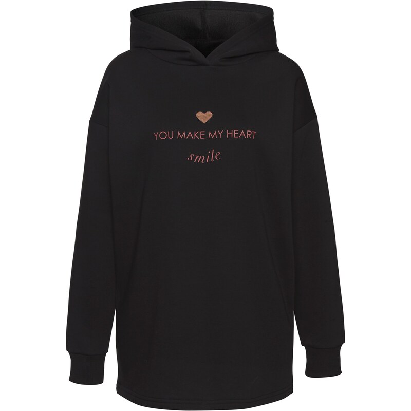 LASCANA Mikina červená / čierna 60768899