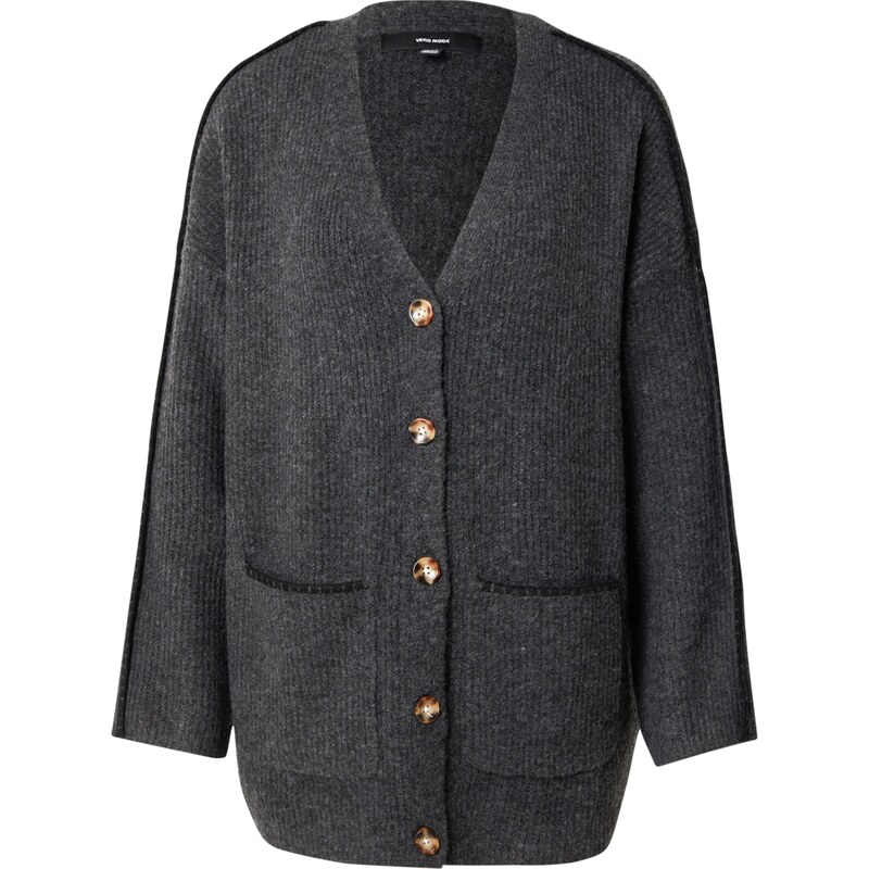 VERO MODA Kardigán VMZora tmavosivá 62184156