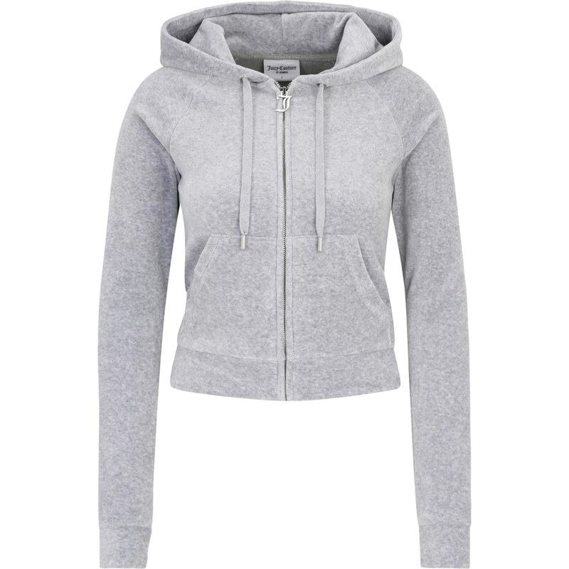 Juicy Couture Tall Tepláková bunda MADISON sivá melírovaná / 60871241