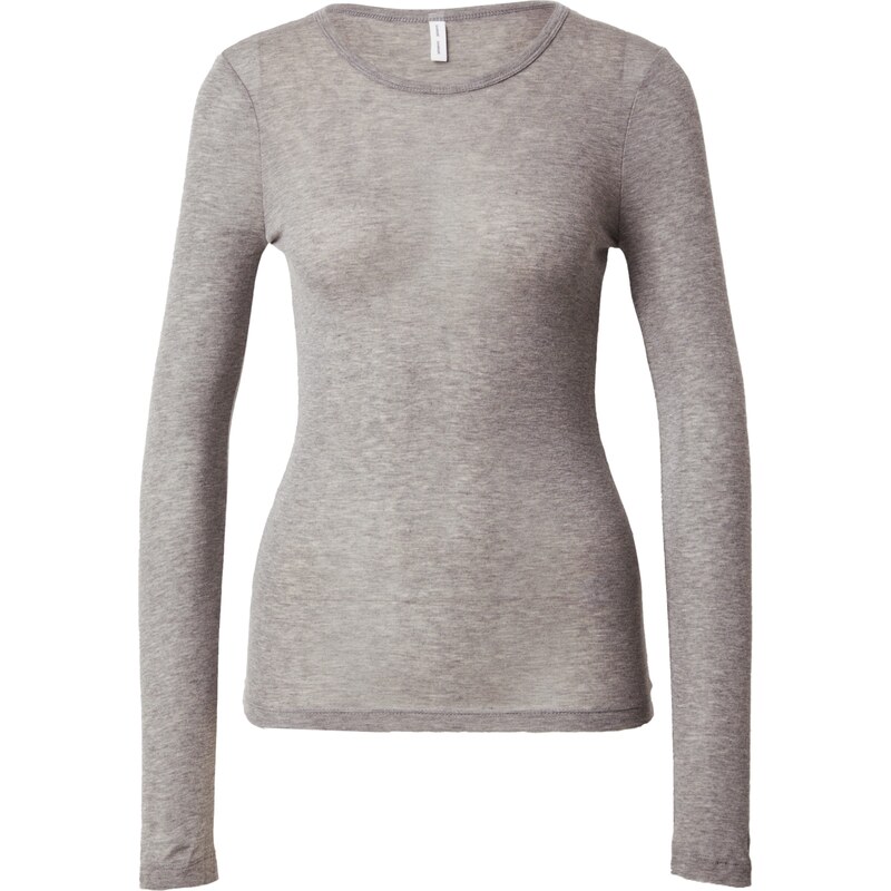 Samsøe Samsøe Tričko Dou sivá melírovaná 62269947