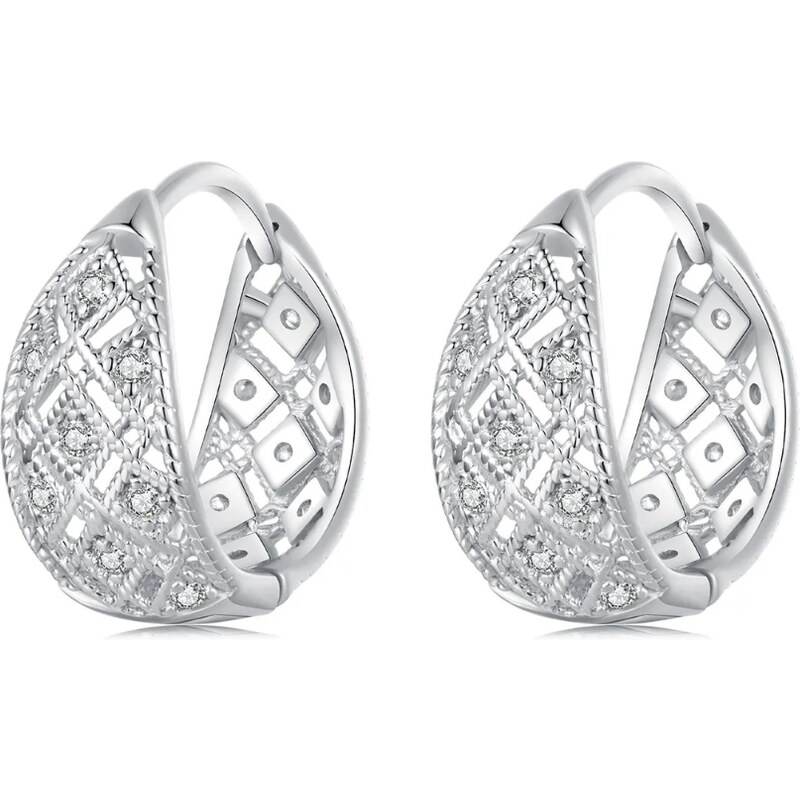 Olivie Strieborné náušnice krúžky ILY 9226 60826065