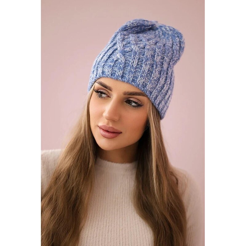 MladaModa Dámska čiapka Merry K225 svetlomodrá 36492492