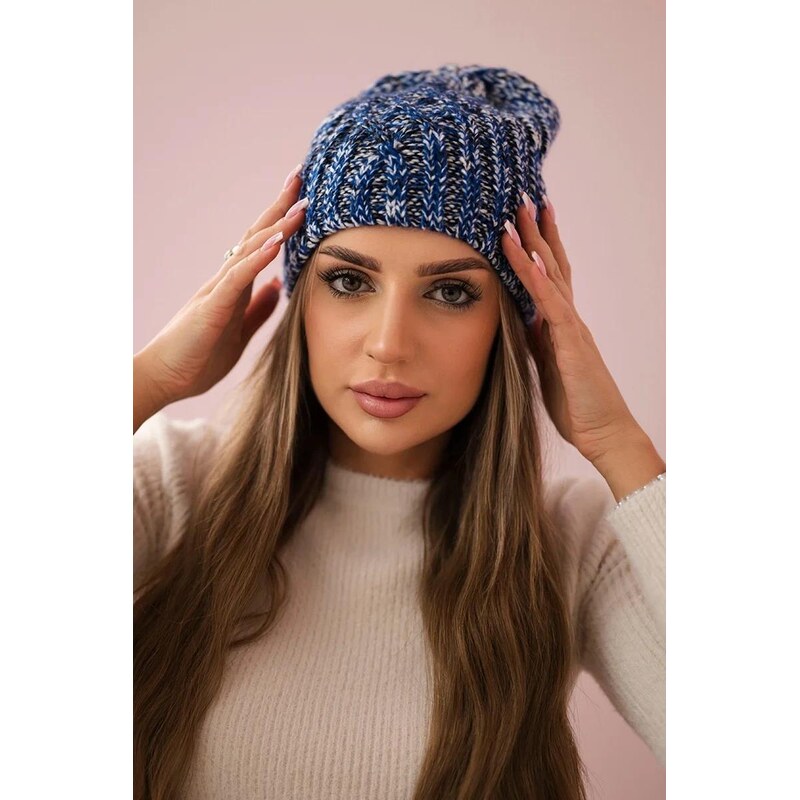 MladaModa Dámska čiapka Merry K225 kráľovská modrá 36491706