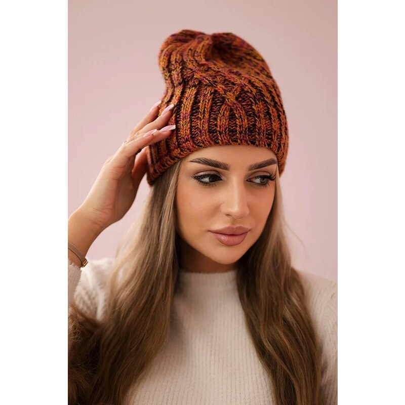 MladaModa Dámska čiapka Merry K225 hnedá 36492493