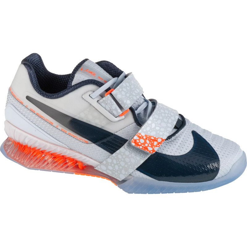 Svetlosivé pánske vzpieračské topánky Nike Romaleos 4 SE DJ4487-900 60680005