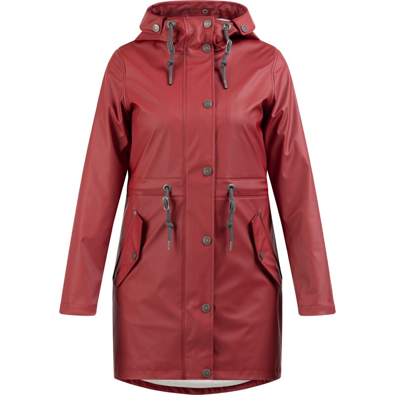 Usha Funkčný kabát sivá / tmavočervená 62477113