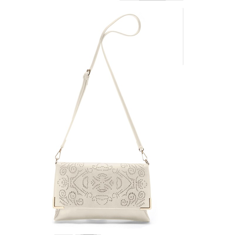 VIVANCE Taška cez rameno krémová 60916647